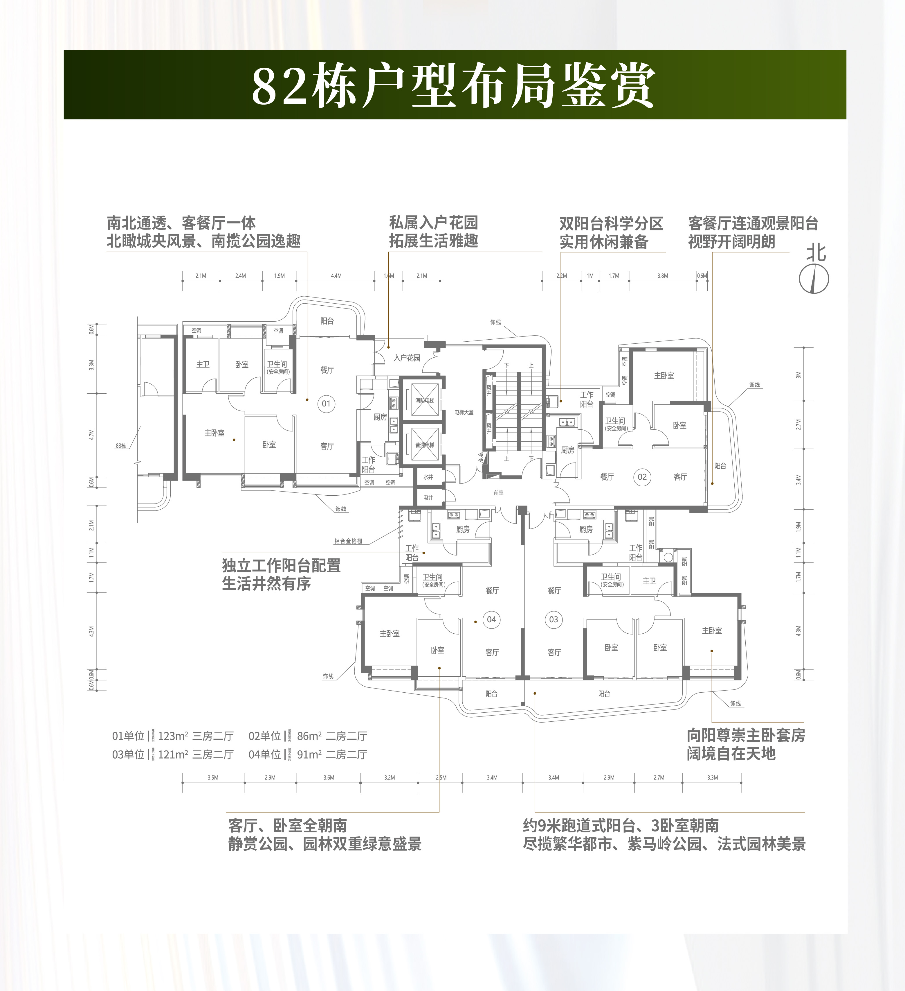 奕翠园 · 82栋户型布局鉴赏